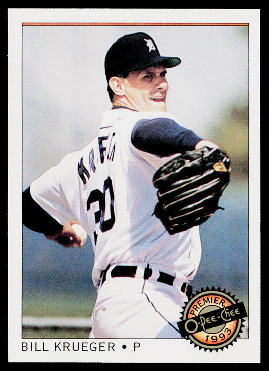 Bill Krueger 1993 O-Pee-Chee Premier #38 Detroit Tigers