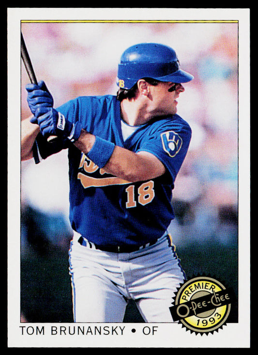 Tom Brunansky 1993 O-Pee-Chee Premier #34 Milwaukee Brewers