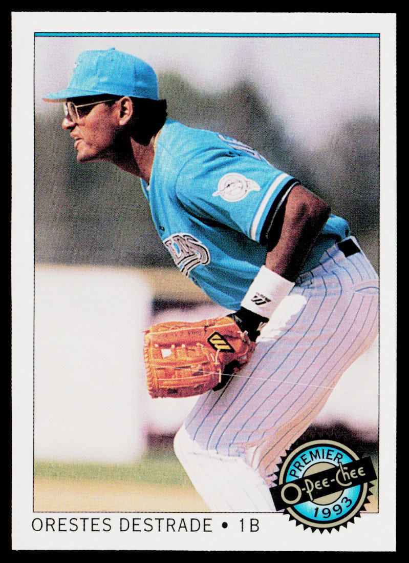 Orestes Destrade 1993 O-Pee-Chee Premier #32 Florida Marlins