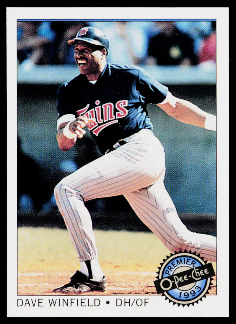 Dave Winfield 1993 O-Pee-Chee Premier #28 Minnesota Twins