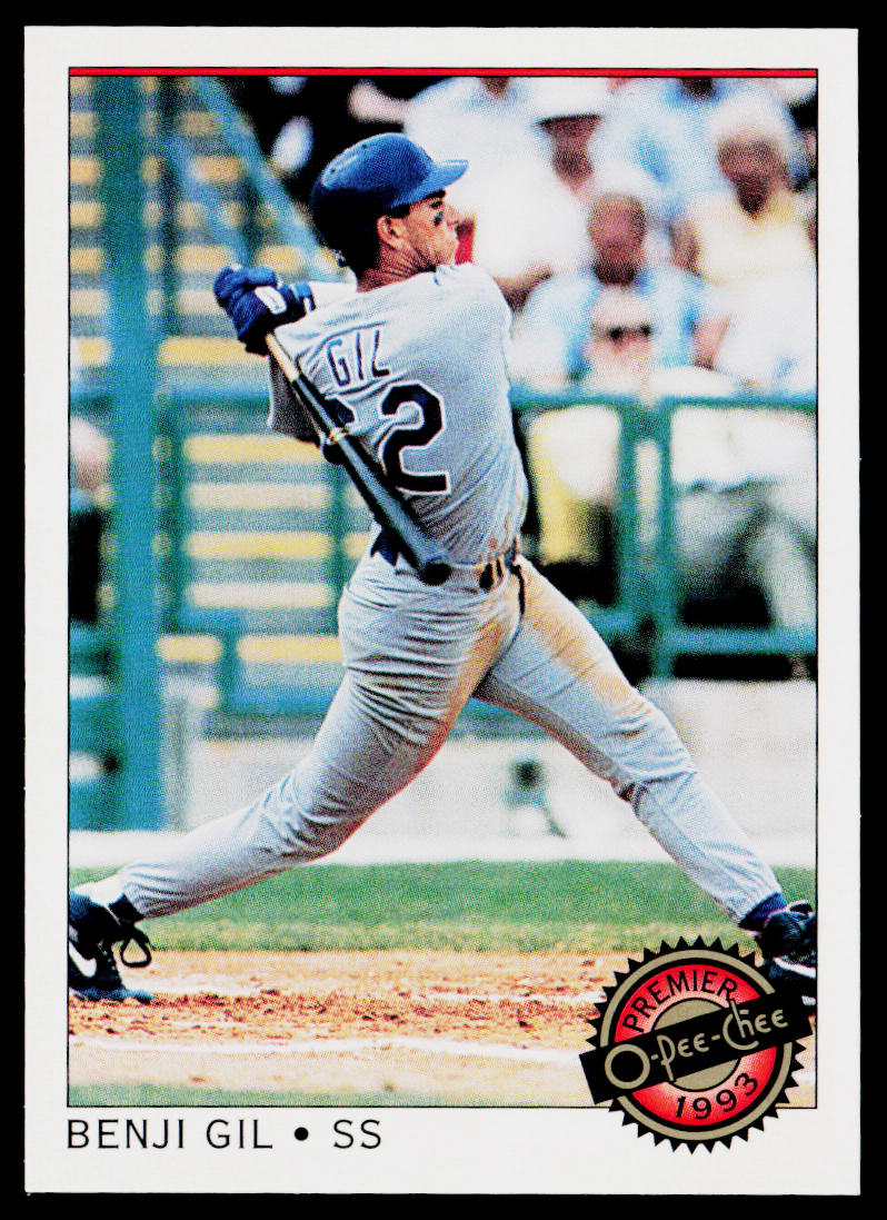Benji Gil 1993 O-Pee-Chee Premier #27 Texas Rangers