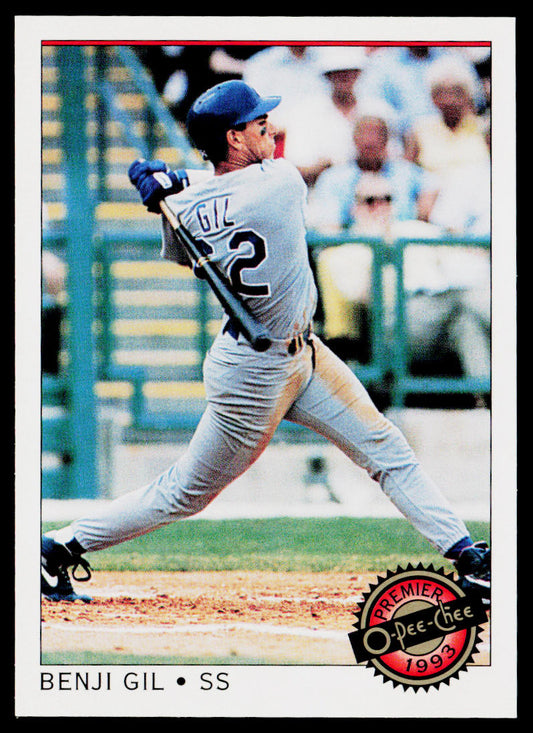 Benji Gil 1993 O-Pee-Chee Premier #27 Texas Rangers