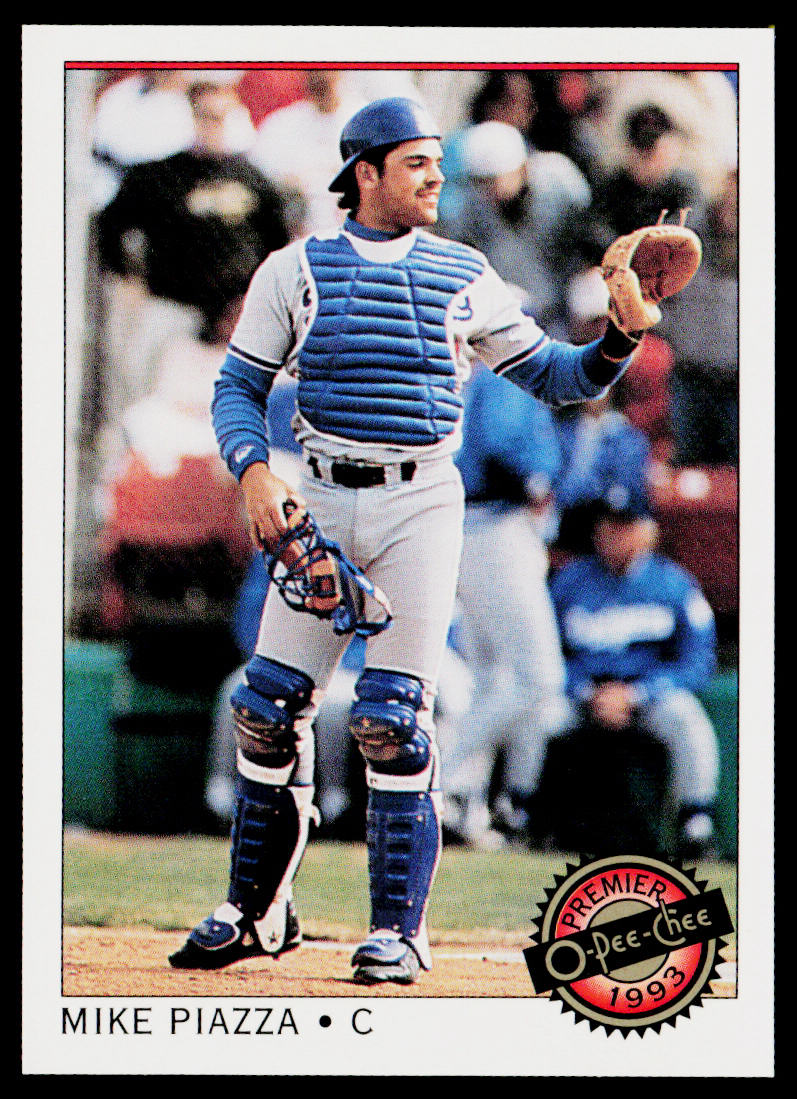 Mike Piazza 1993 O-Pee-Chee Premier #26 Los Angeles Dodgers