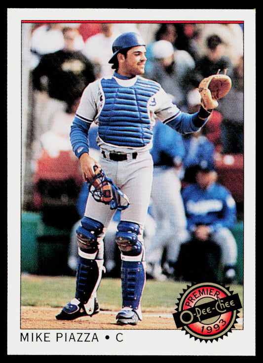 Mike Piazza 1993 O-Pee-Chee Premier #26 Los Angeles Dodgers