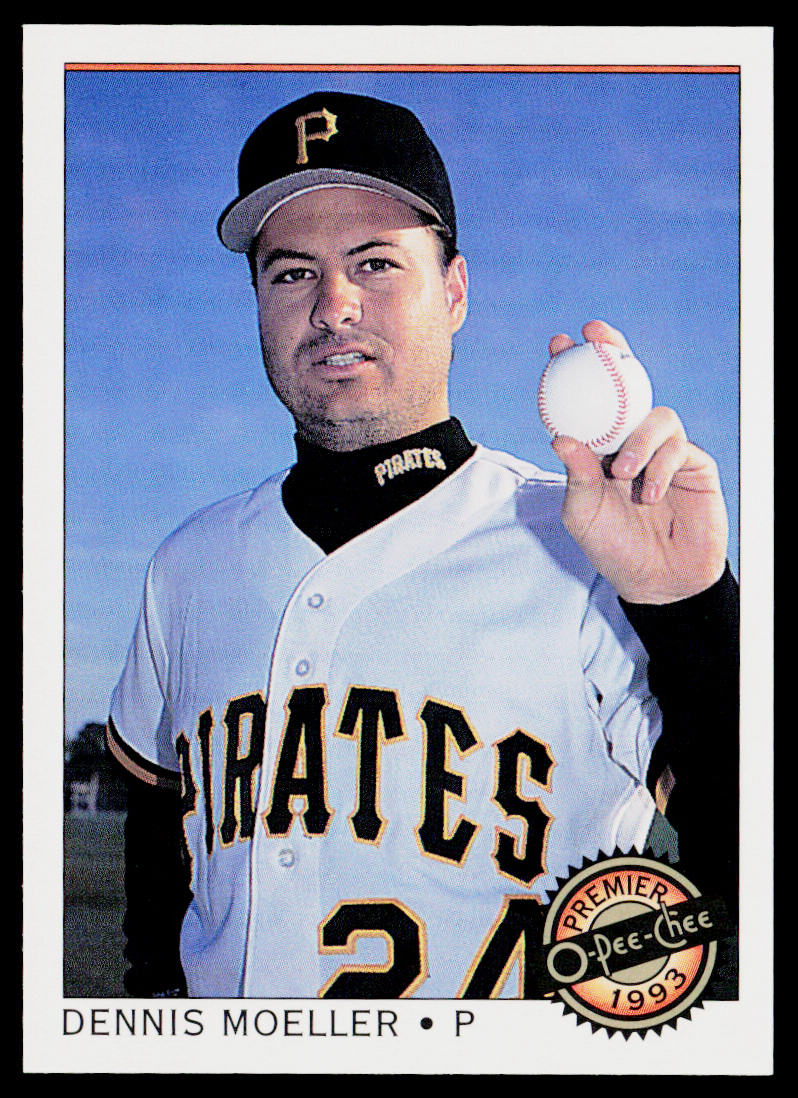 Dennis Moeller 1993 O-Pee-Chee Premier #54 RC Pittsburgh Pirates