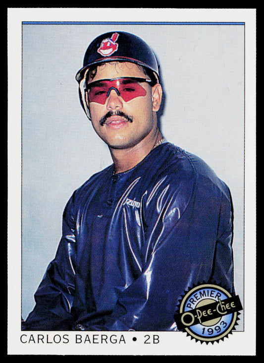 Carlos Baerga 1993 O-Pee-Chee Premier #51 Cleveland Indians