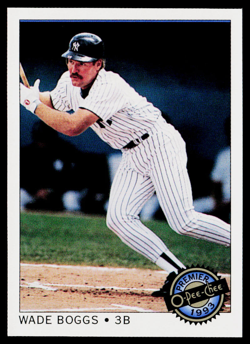 Wade Boggs 1993 O-Pee-Chee Premier #49 New York Yankees