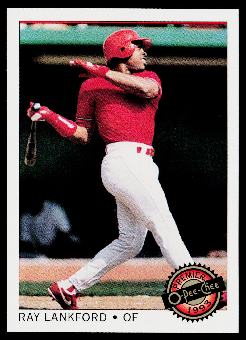 Ray Lankford 1993 O-Pee-Chee Premier #44 St. Louis Cardinals
