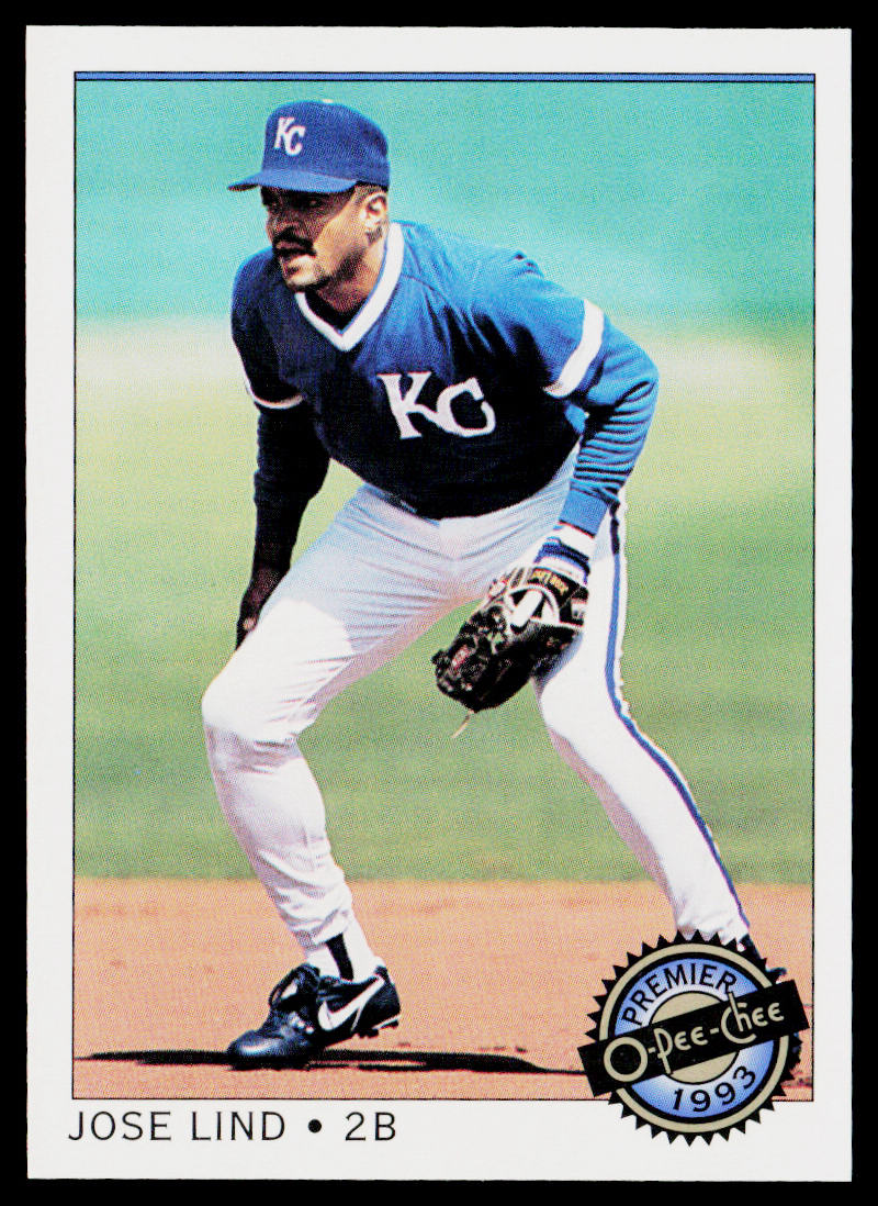 Jose Lind 1993 O-Pee-Chee Premier #42 Kansas City Royals