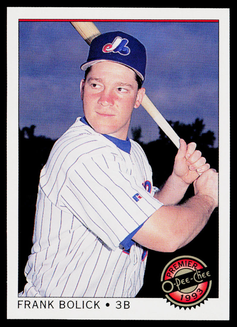 Frank Bolick 1993 O-Pee-Chee Premier #72 Montreal Expos