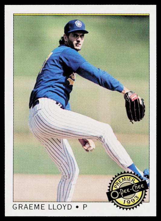Graeme Lloyd 1993 O-Pee-Chee Premier #71 RC Milwaukee Brewers
