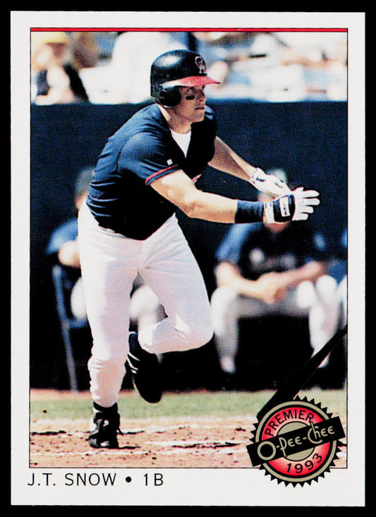 J.T. Snow 1993 O-Pee-Chee Premier #70 RC California Angels