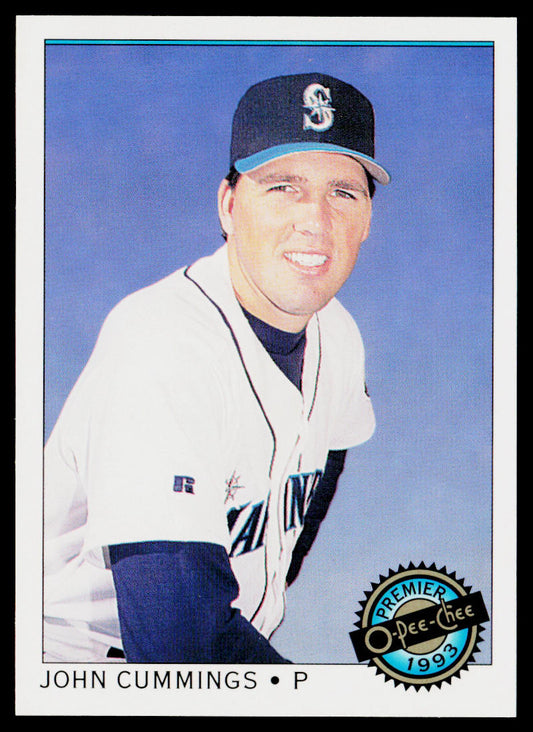 John Cummings 1993 O-Pee-Chee Premier #69 RC Seattle Mariners