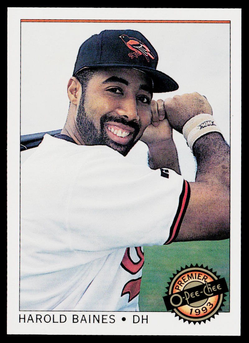Harold Baines 1993 O-Pee-Chee Premier #68 Baltimore Orioles