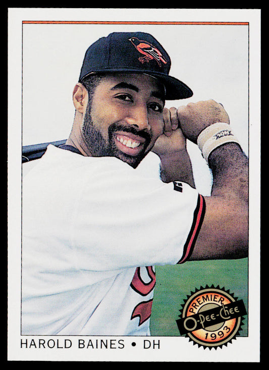 Harold Baines 1993 O-Pee-Chee Premier #68 Baltimore Orioles