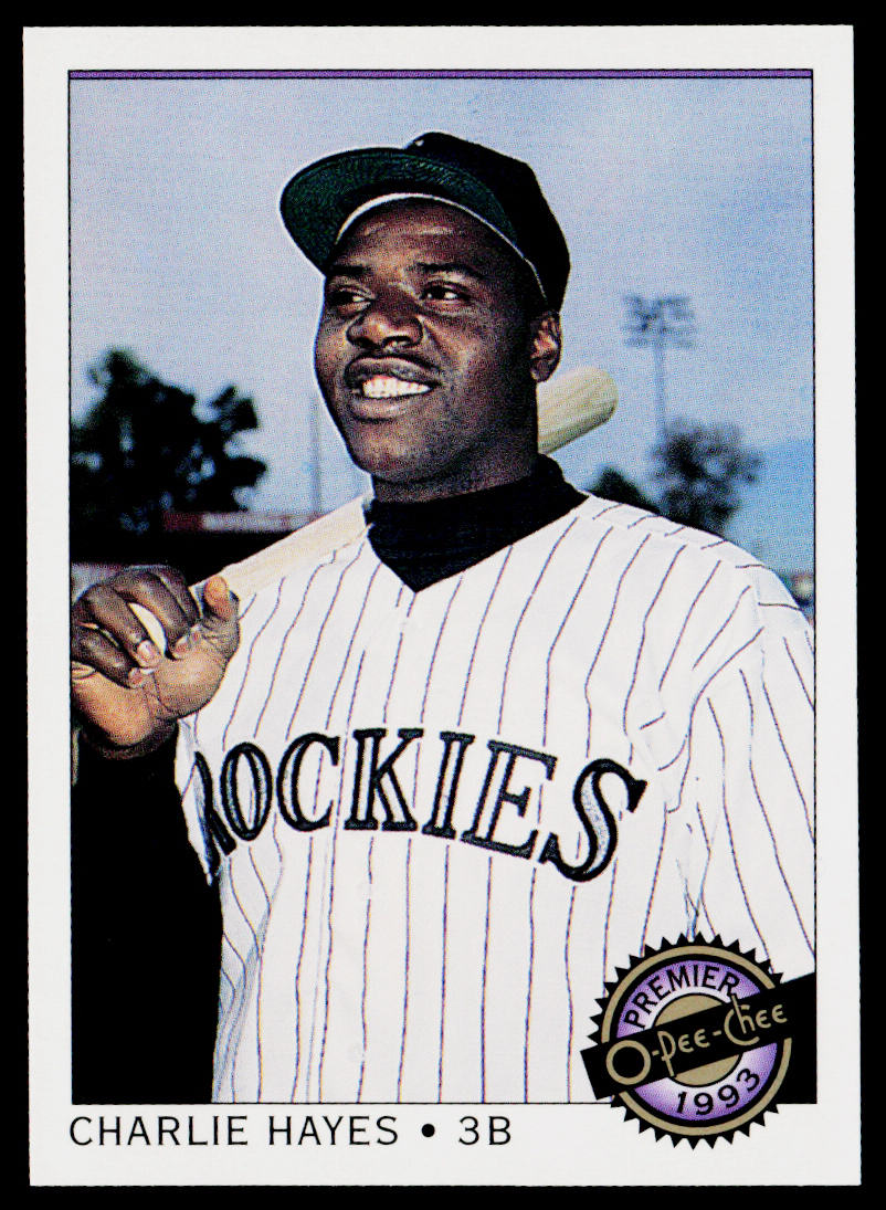 Charlie Hayes 1993 O-Pee-Chee Premier #66 Colorado Rockies