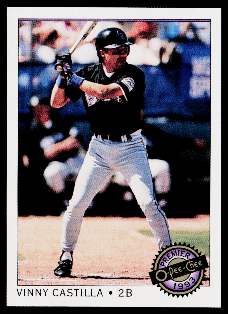 Vinny Castilla 1993 O-Pee-Chee Premier #65 Colorado Rockies