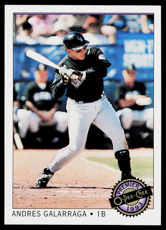 Andres Galarraga 1993 O-Pee-Chee Premier #58 Colorado Rockies