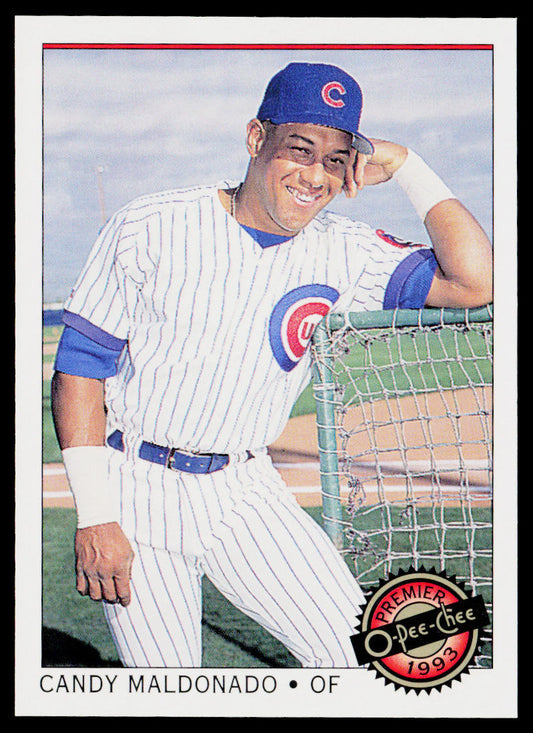 Candy Maldonado 1993 O-Pee-Chee Premier #83 Chicago Cubs
