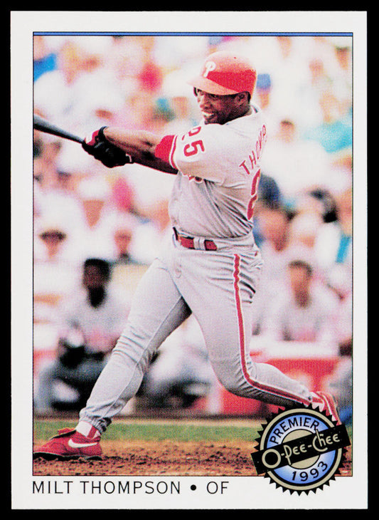 Milt Thompson 1993 O-Pee-Chee Premier #74 Philadelphia Phillies