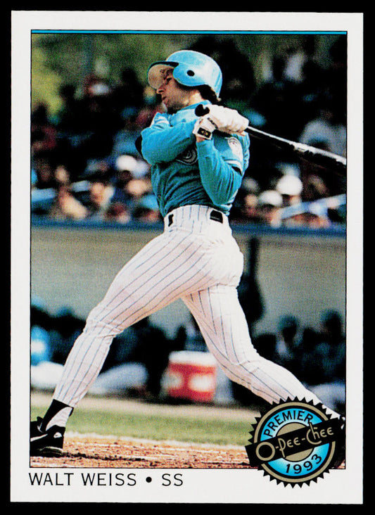Walt Weiss 1993 O-Pee-Chee Premier #101 Florida Marlins