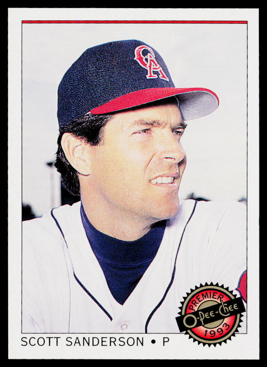 Scott Sanderson 1993 O-Pee-Chee Premier #100 California Angels