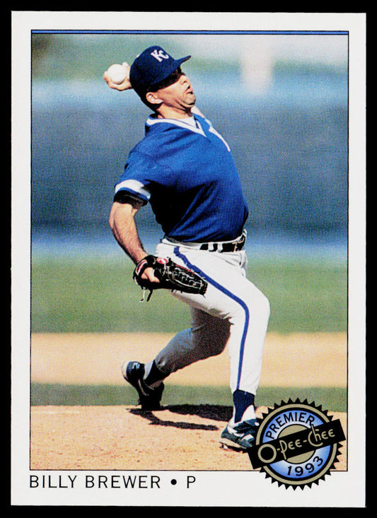 Billy Brewer 1993 O-Pee-Chee Premier #99 Kansas City Royals