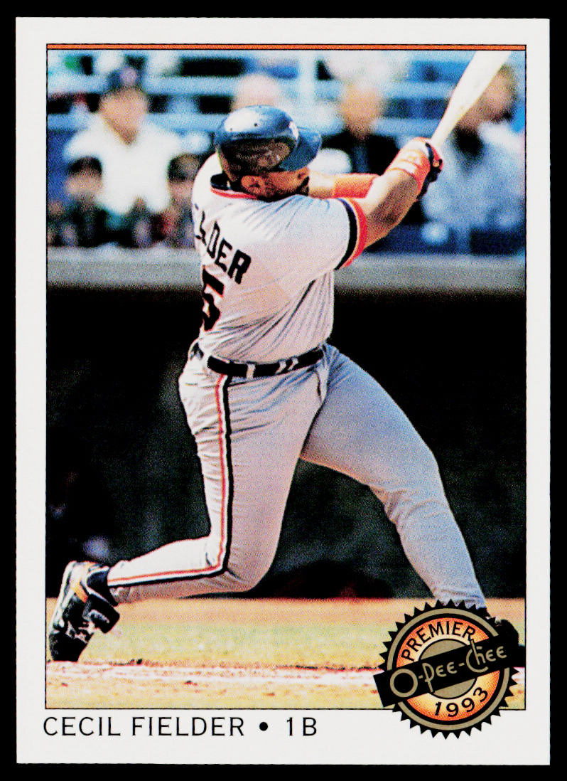 Cecil Fielder 1993 O-Pee-Chee Premier #96 Detroit Tigers