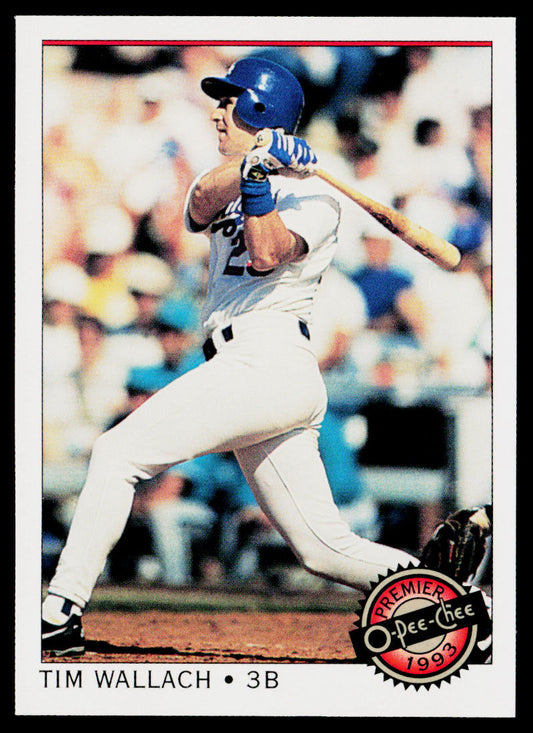 Tim Wallach 1993 O-Pee-Chee Premier #87 Los Angeles Dodgers