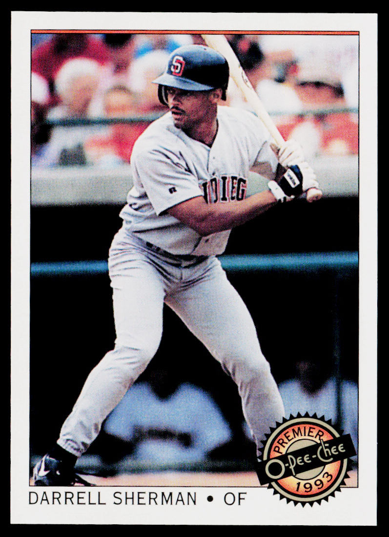 Darrell Sherman 1993 O-Pee-Chee Premier #118 RC San Diego Padres