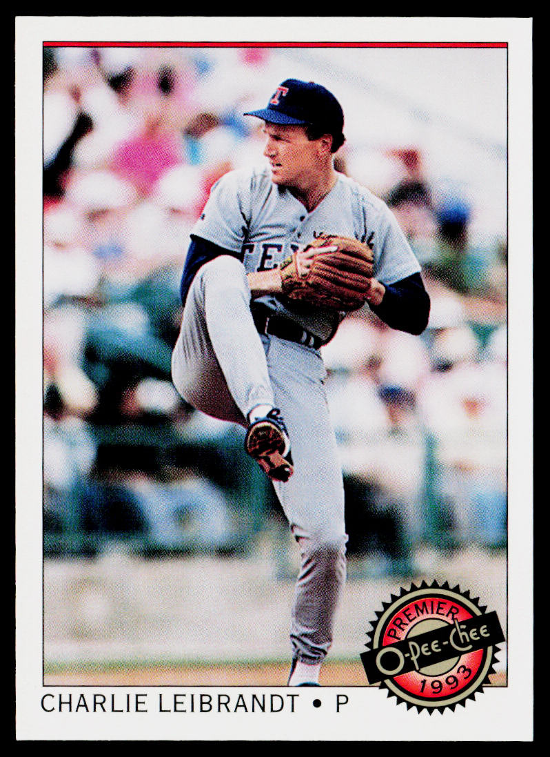 Charlie Leibrandt 1993 O-Pee-Chee Premier #116 Texas Rangers