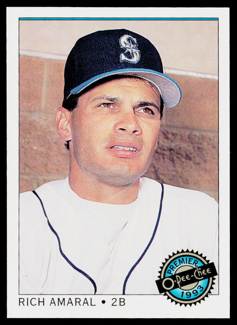 Rich Amaral 1993 O-Pee-Chee Premier #114 Seattle Mariners