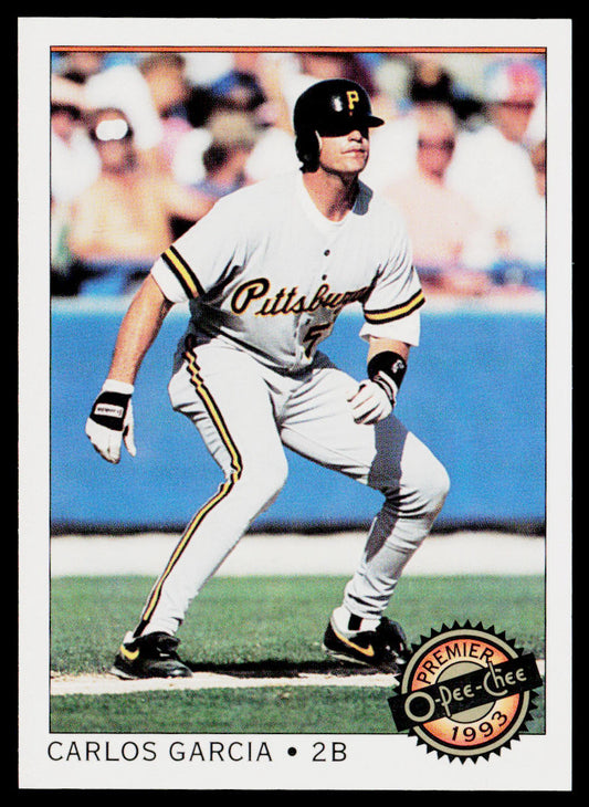 Carlos Garcia 1993 O-Pee-Chee Premier #111 Pittsburgh Pirates