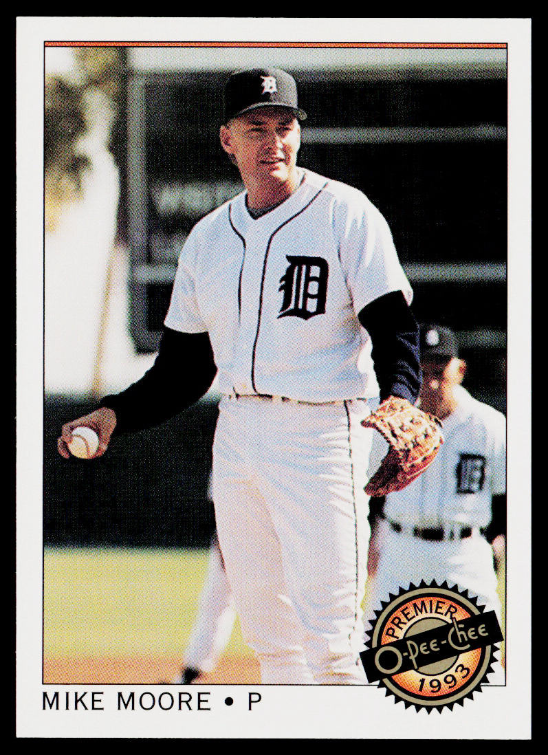 Mike Moore 1993 O-Pee-Chee Premier #110 Detroit Tigers