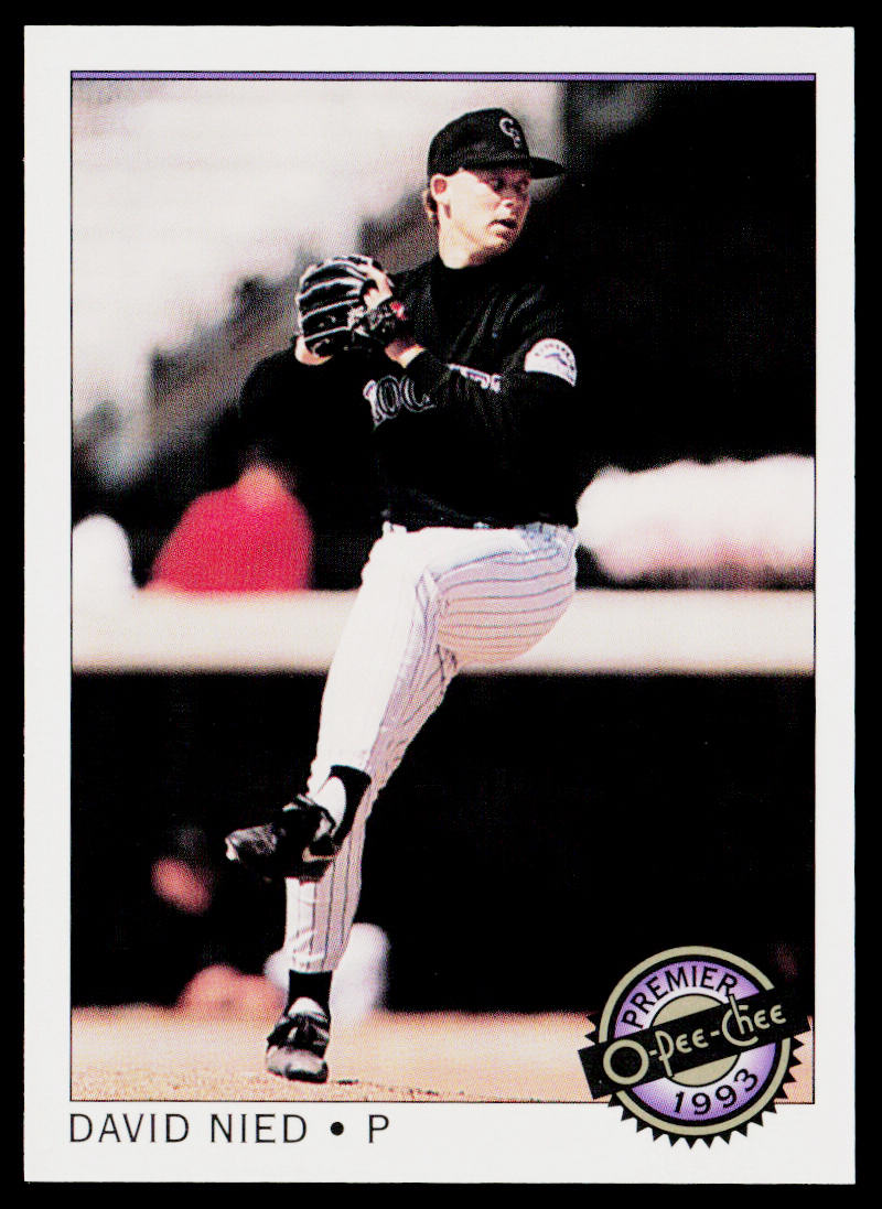 David Nied 1993 O-Pee-Chee Premier #107 Colorado Rockies