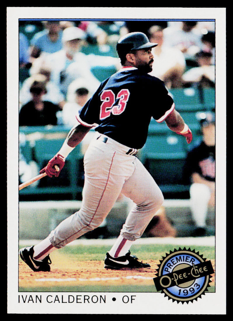 Ivan Calderon 1993 O-Pee-Chee Premier #105 Boston Red Sox