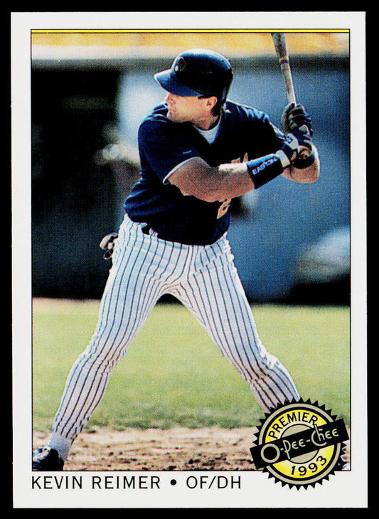 Kevin Reimer 1993 O-Pee-Chee Premier #131 Milwaukee Brewers
