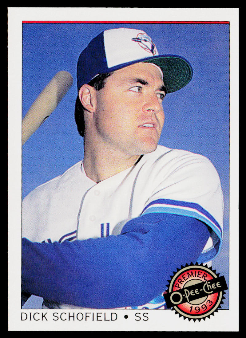 Dick Schofield 1993 O-Pee-Chee Premier #129 Toronto Blue Jays