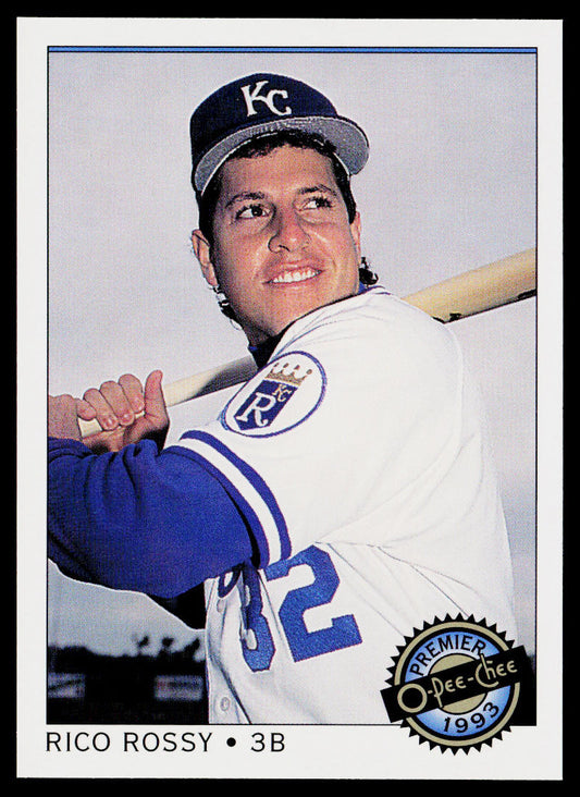 Rico Rossy 1993 O-Pee-Chee Premier #123 Kansas City Royals
