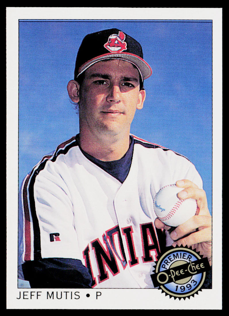 Jeff Mutis 1993 O-Pee-Chee Premier #122 Cleveland Indians