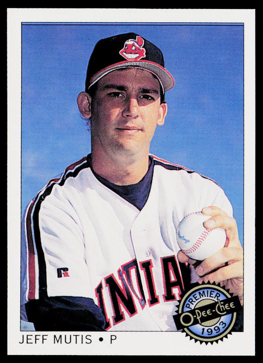 Jeff Mutis 1993 O-Pee-Chee Premier #122 Cleveland Indians