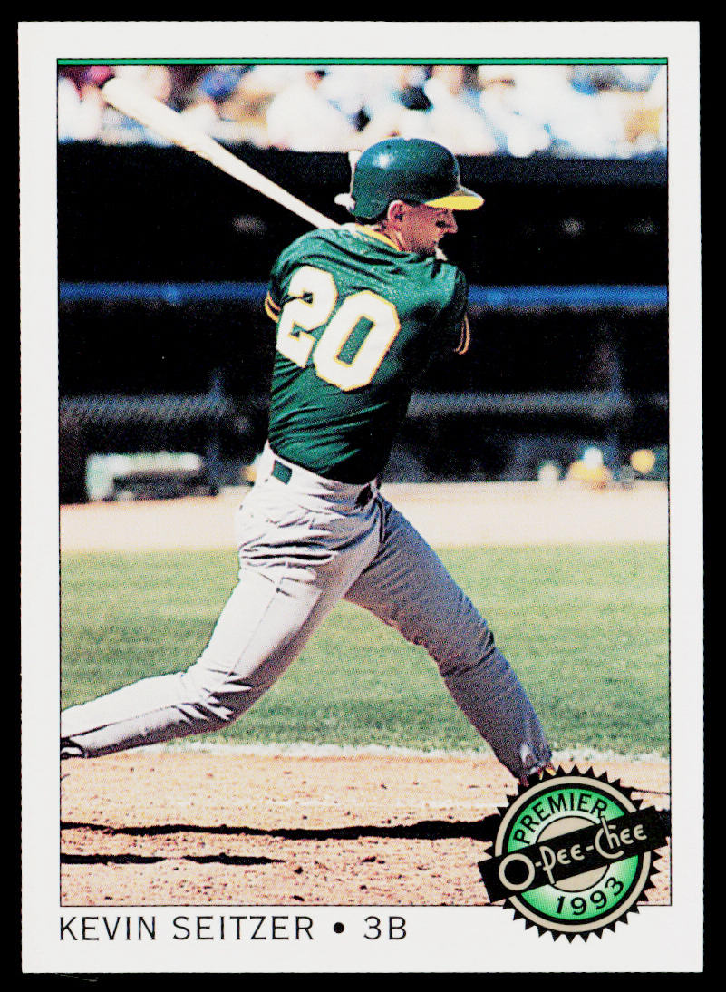 Kevin Seitzer 1993 O-Pee-Chee Premier #121 Oakland Athletics