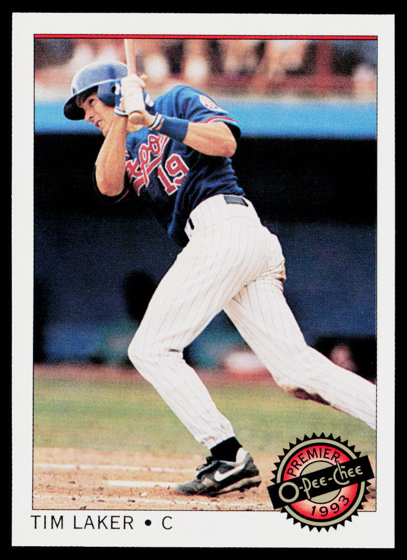 Tim Laker 1993 O-Pee-Chee Premier #120 RC Montreal Expos