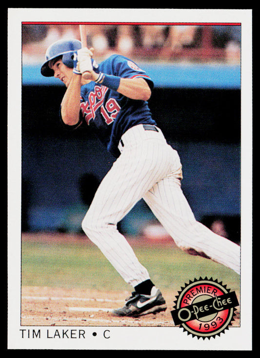 Tim Laker 1993 O-Pee-Chee Premier #120 RC Montreal Expos