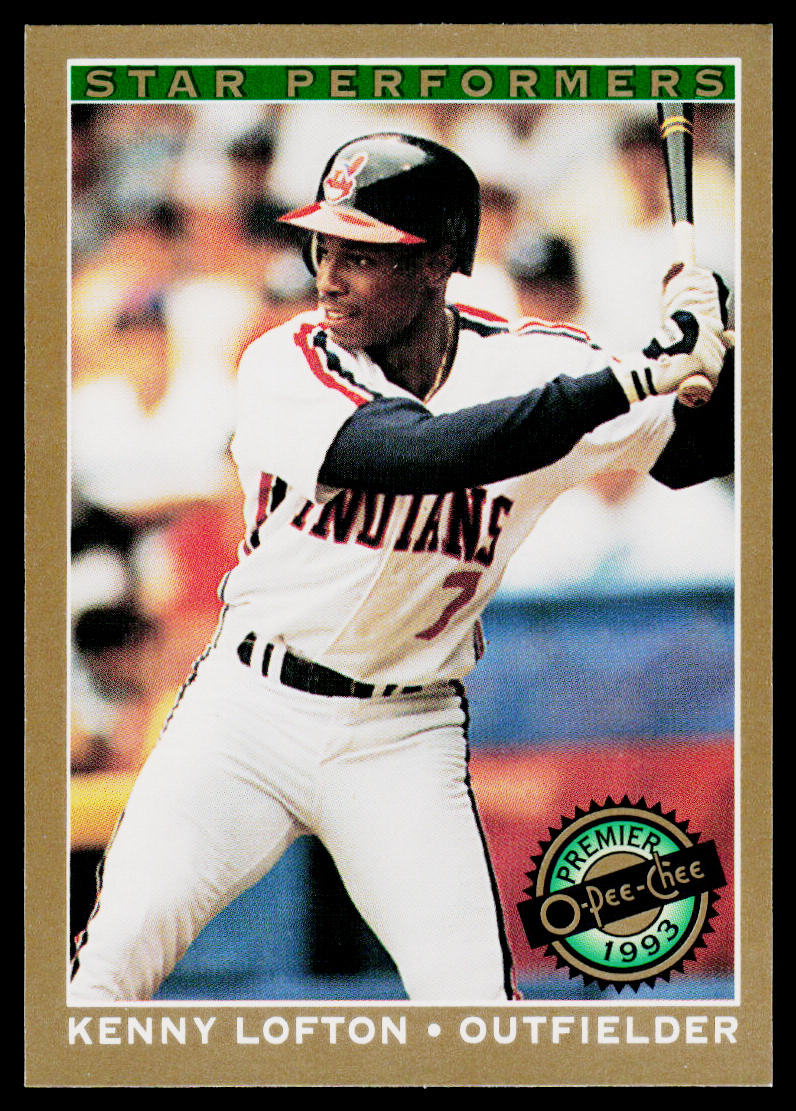 Kenny Lofton 1993 O-Pee-Chee Premier Star Performers #17 Cleveland Indians