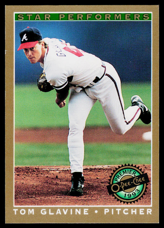 Tom Glavine 1993 O-Pee-Chee Premier Star Performers Foil #21 Atlanta Braves