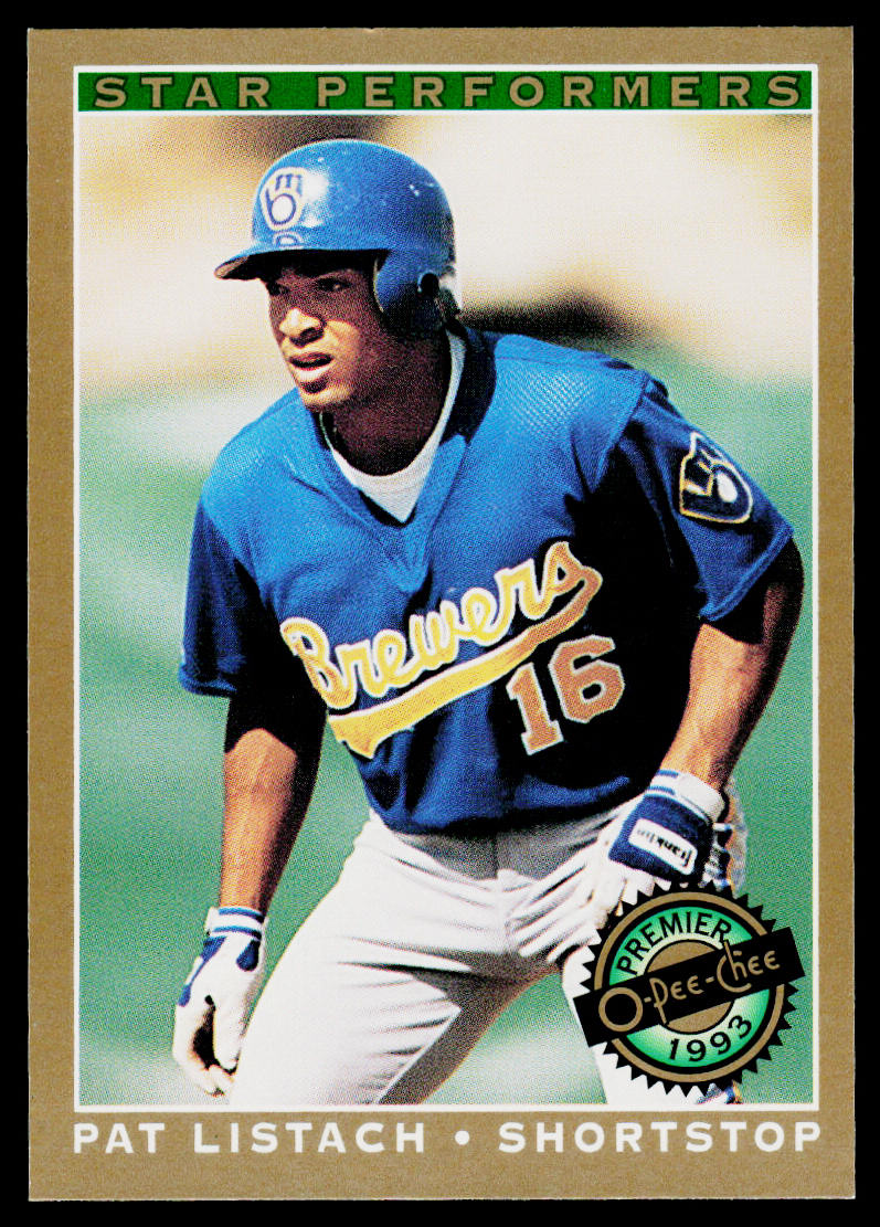 Pat Listach 1993 O-Pee-Chee Premier Star Performers #15 Milwaukee Brewers