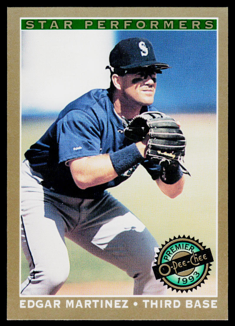 Edgar Martinez 1993 O-Pee-Chee Premier Star Performers #5 Seattle Mariners