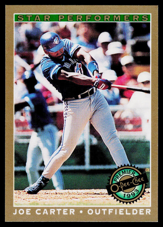 Joe Carter 1993 O-Pee-Chee Premier Star Performers #13 Toronto Blue Jays
