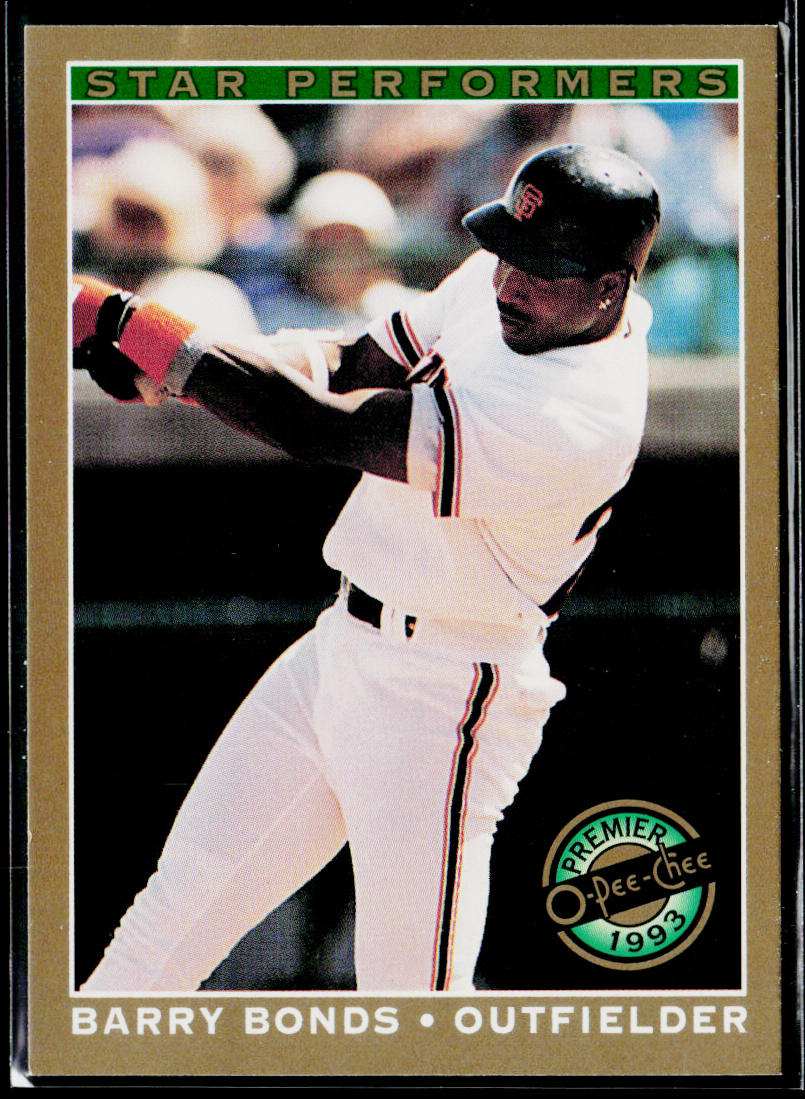 Barry Bonds 1993 O-Pee-Chee Premier Star Performers #14 San Francisco Giants